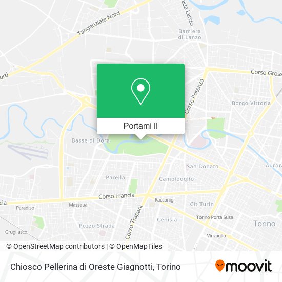 Mappa Chiosco Pellerina di Oreste Giagnotti