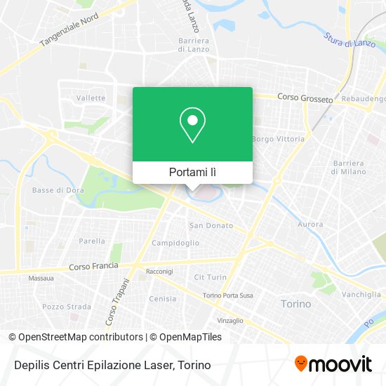 Mappa Depilis Centri Epilazione Laser