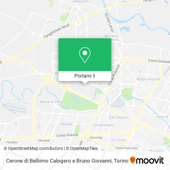 Mappa Cerone di Belliimo Calogero e Bruno Giovanni