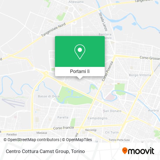 Mappa Centro Cottura Camst Group
