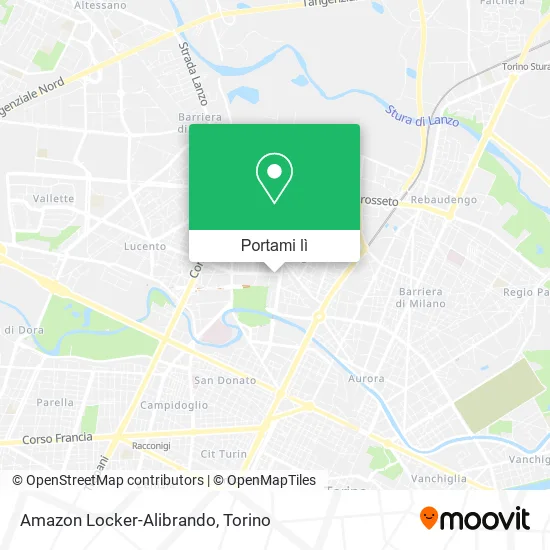 Mappa Amazon Locker-Alibrando