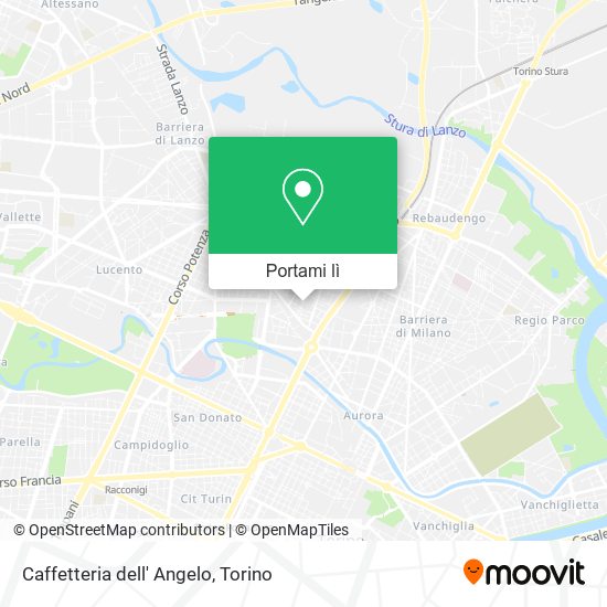 Mappa Caffetteria dell' Angelo