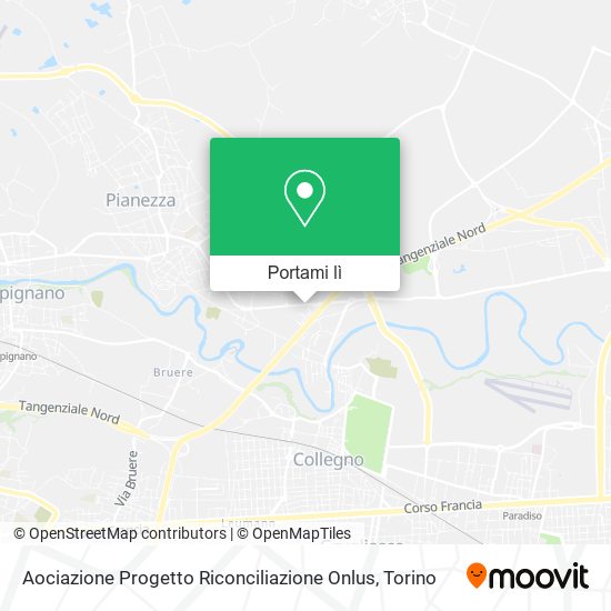 Mappa Aociazione Progetto Riconciliazione Onlus