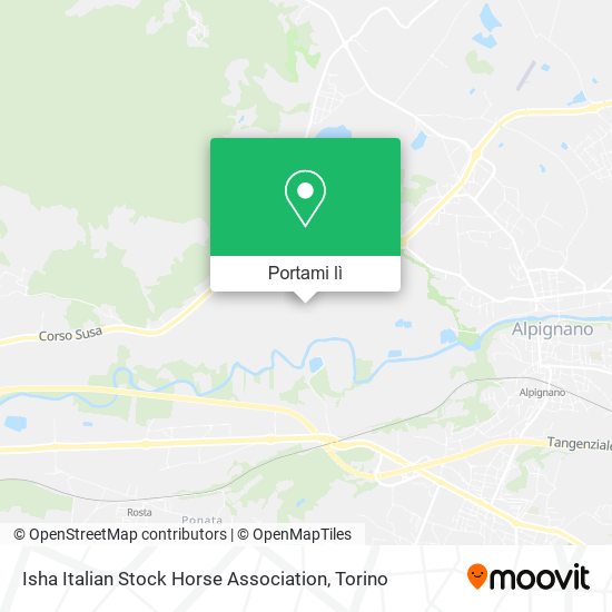 Mappa Isha Italian Stock Horse Association