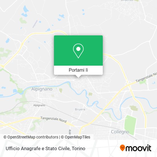 Mappa Ufficio Anagrafe e Stato Civile