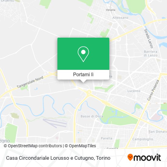 Mappa Casa Circondariale Lorusso e Cutugno