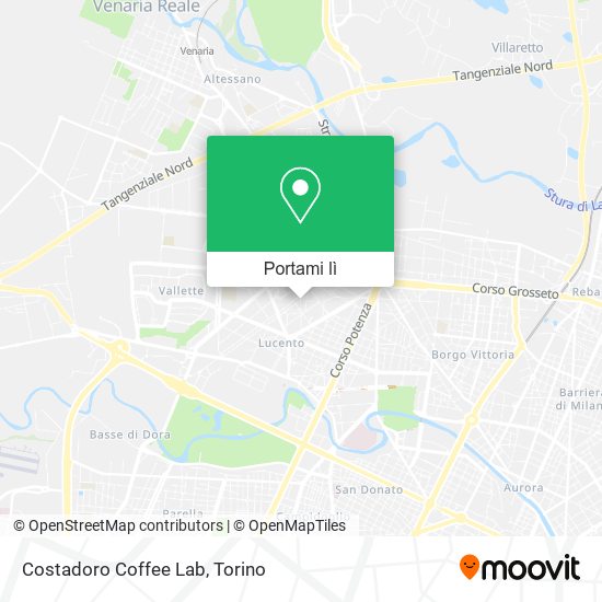 Mappa Costadoro Coffee Lab