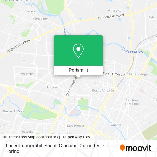 Mappa Lucento Immobili Sas di Gianluca Diomedes e C.