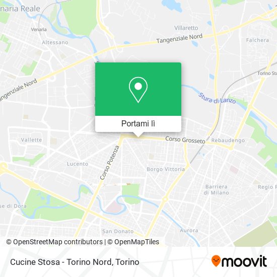 Mappa Cucine Stosa - Torino Nord