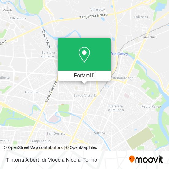 Mappa Tintoria Alberti di Moccia Nicola