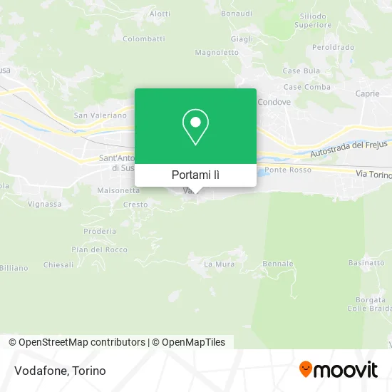 Mappa Vodafone