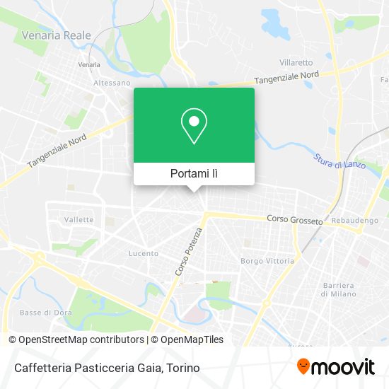 Mappa Caffetteria Pasticceria Gaia