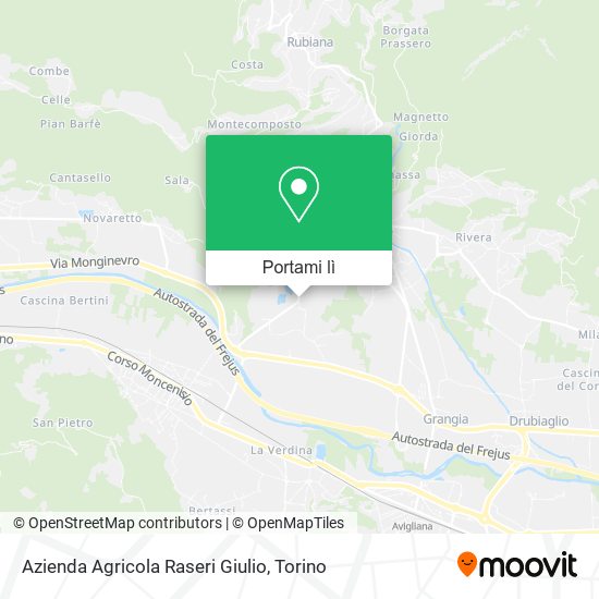 Mappa Azienda Agricola Raseri Giulio