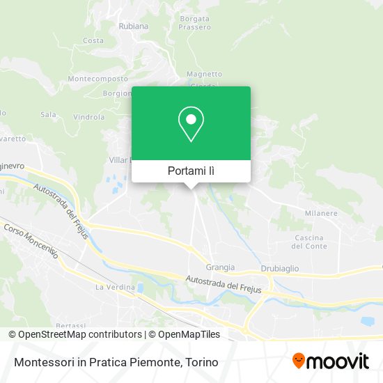 Mappa Montessori in Pratica Piemonte