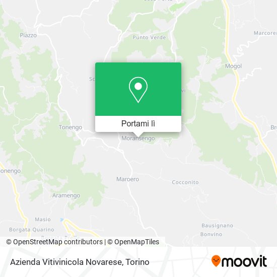 Mappa Azienda Vitivinicola Novarese