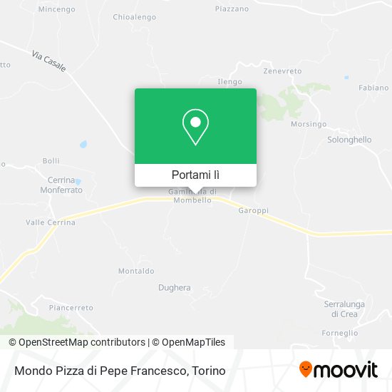 Mappa Mondo Pizza di Pepe Francesco