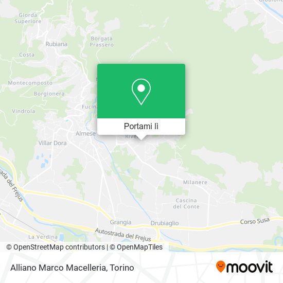 Mappa Alliano Marco Macelleria