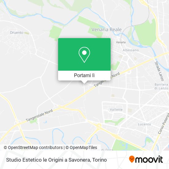 Mappa Studio Estetico le Origini a Savonera
