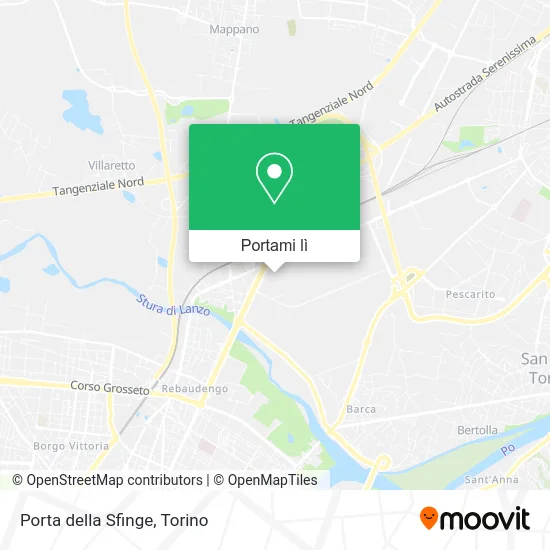 Mappa Porta della Sfinge