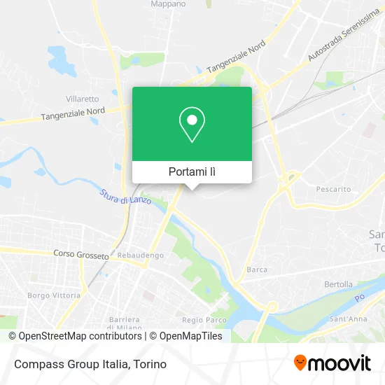 Mappa Compass Group Italia