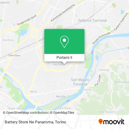 Mappa Battery Store Ne Panaroma
