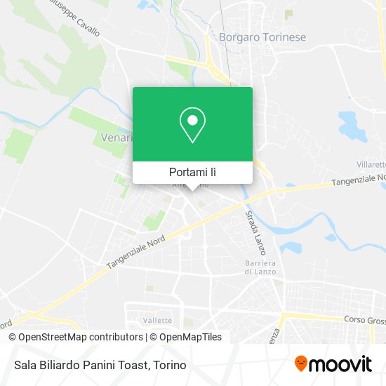 Mappa Sala Biliardo Panini Toast