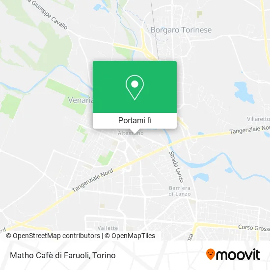 Mappa Matho Cafè di Faruoli