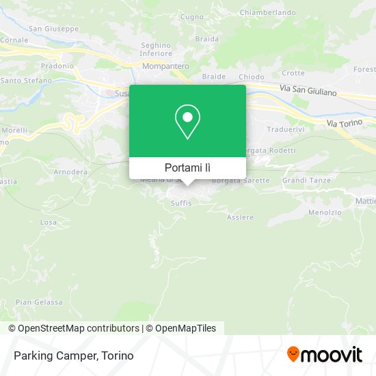 Mappa Parking Camper