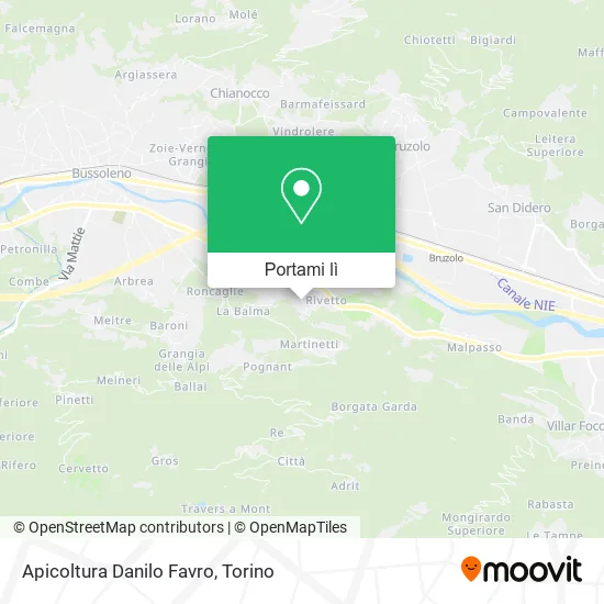 Mappa Apicoltura Danilo Favro