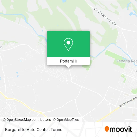Mappa Borgaretto Auto Center