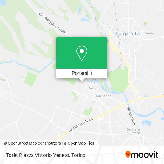Mappa Torèt Piazza Vittorio Veneto