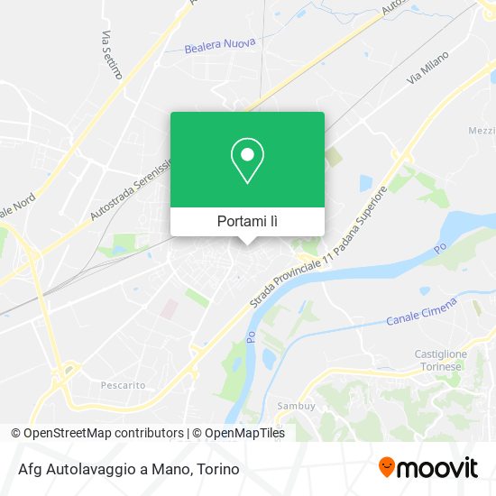 Mappa Afg Autolavaggio a Mano