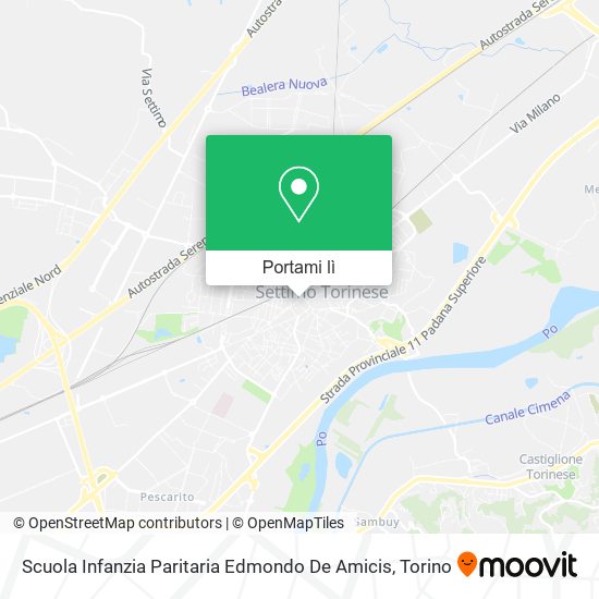 Mappa Scuola Infanzia Paritaria Edmondo De Amicis