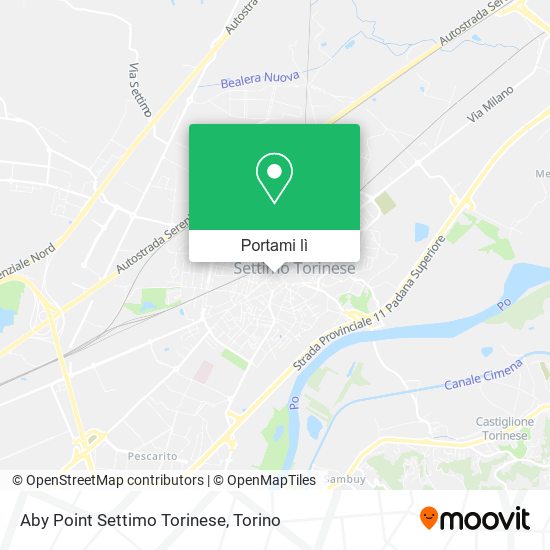 Mappa Aby Point Settimo Torinese