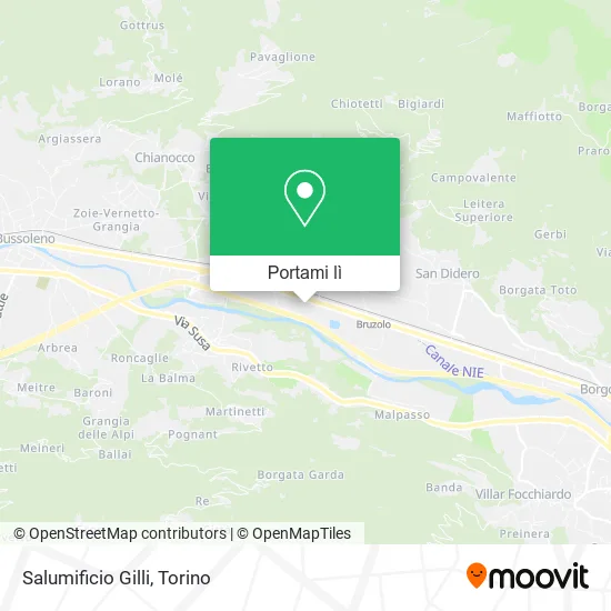 Mappa Salumificio Gilli