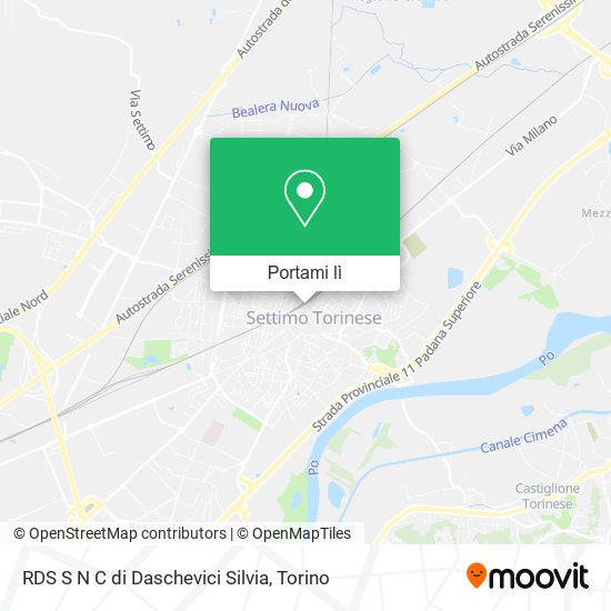 Mappa RDS S N C di Daschevici Silvia