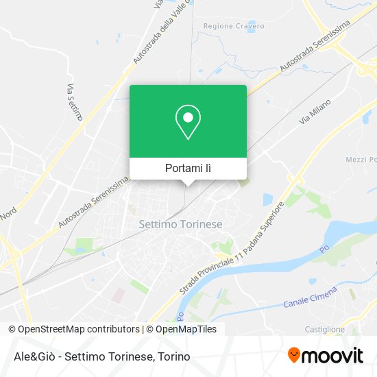 Mappa Ale&Giò - Settimo Torinese