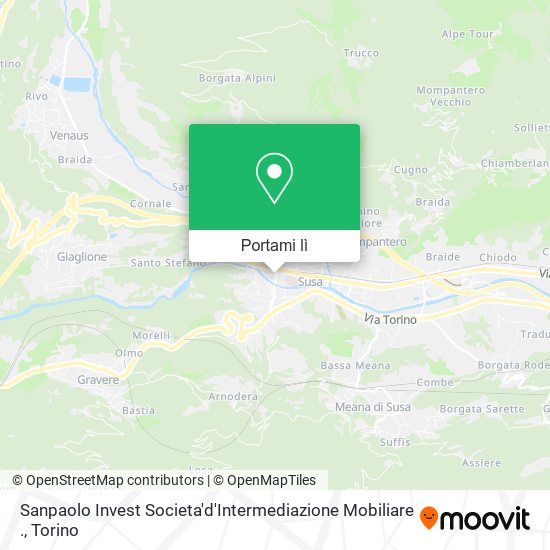 Mappa Sanpaolo Invest Societa'd'Intermediazione Mobiliare .