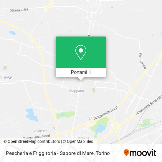Mappa Pescheria e Friggitoria - Sapore di Mare