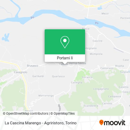 Mappa La Cascina Marengo - Agriristoro