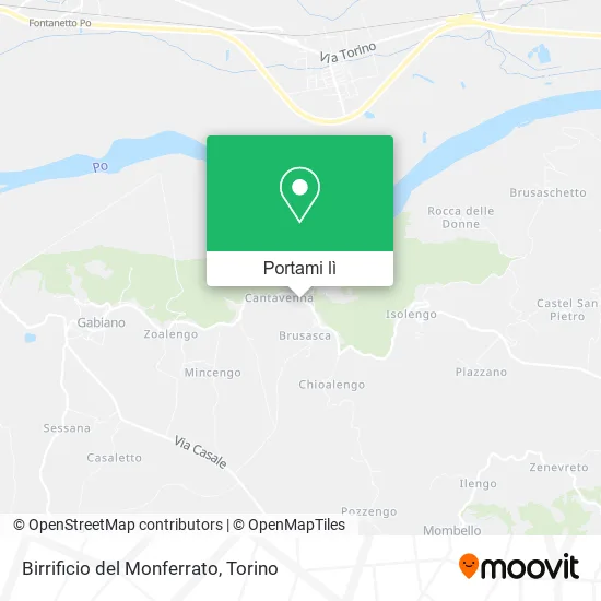 Mappa Birrificio del Monferrato