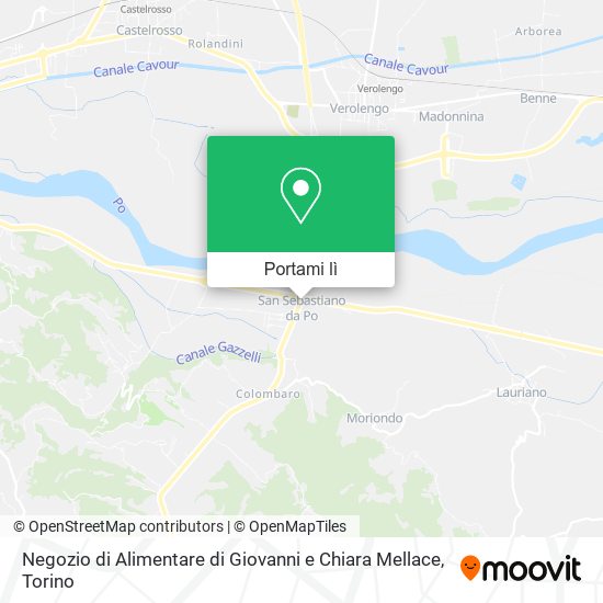 Mappa Negozio di Alimentare di Giovanni e Chiara Mellace