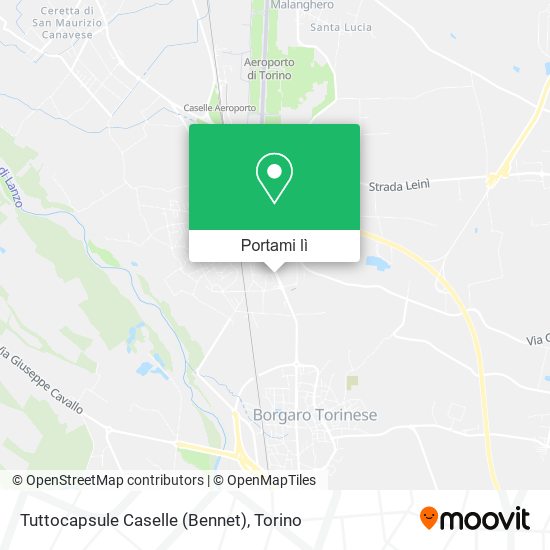 Mappa Tuttocapsule Caselle (Bennet)