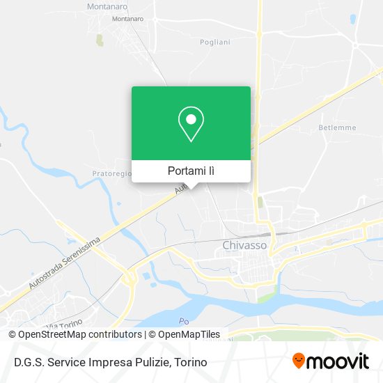 Mappa D.G.S. Service Impresa Pulizie