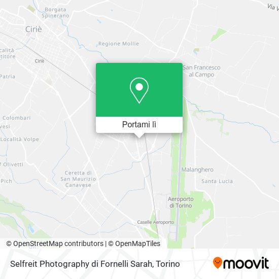 Mappa Selfreit Photography di Fornelli Sarah