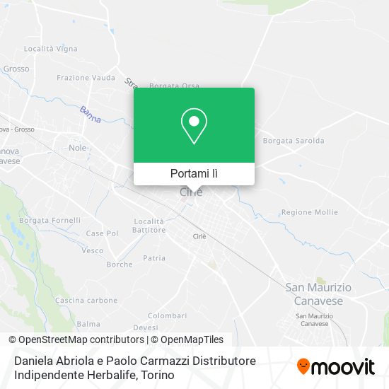 Mappa Daniela Abriola e Paolo Carmazzi Distributore Indipendente Herbalife
