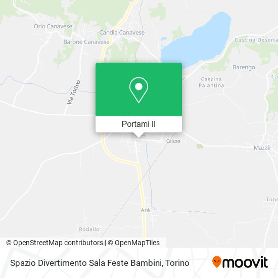 Mappa Spazio Divertimento Sala Feste Bambini