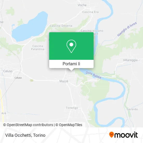 Mappa Villa Occhetti