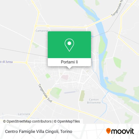 Mappa Centro Famiglie Villa Cingoli