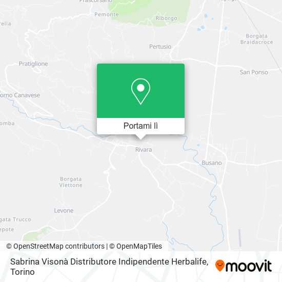 Mappa Sabrina Visonà Distributore Indipendente Herbalife